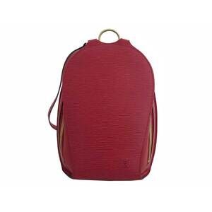 Louis Vuitton Epi Mabillon Backpack Red Gold Leather